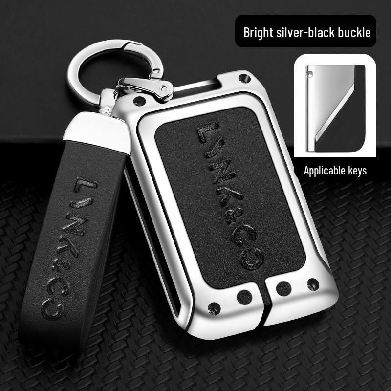 Compatible Lynk&Co 010203+05+0609 Metal Car Key Cover