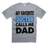 My Favorite Nurse Calls Me Dad Shirt - Father's Day Gift for Nurse Dad Unisex T-Shirt