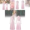 Enchanting Glinda Inspired Costume Dress For Halloween Retro Style Unisex Wearable Attire