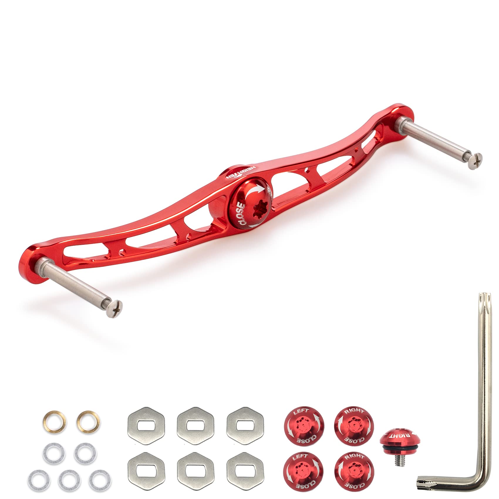 

Ручка катушки для приманки HEIGHTEN 88115130 мм (Нет ручки) 4 цвета 70 Авиационный алюминий Shimano Daiwa Abu или Lucia для катушки с приманкой (Красный, 115мм) (236)