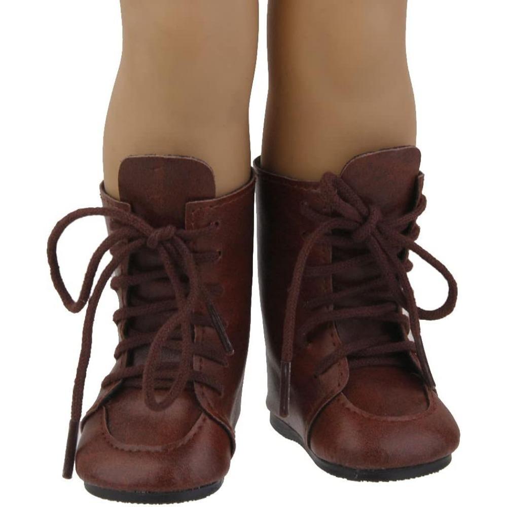 1 Pair of Doll Boots, Doll Shoes for 18 Inch Dolls, Clothing Accessories