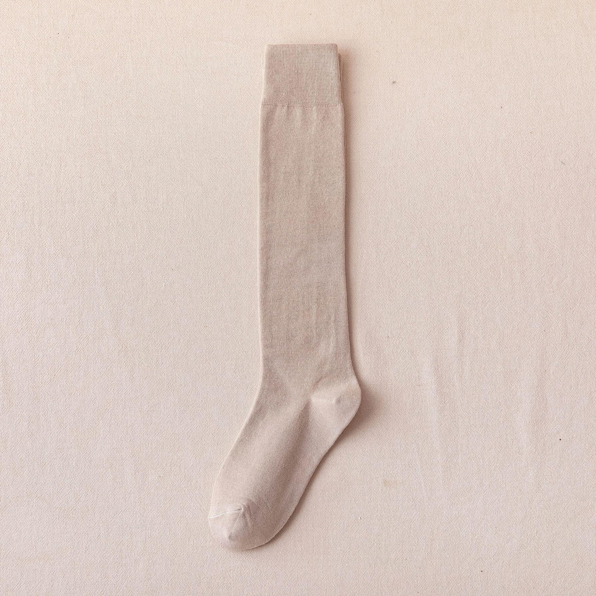 

Женские гольфы до колена в корейском стиле, черно-белые, утягивающие, хлопковые One Size