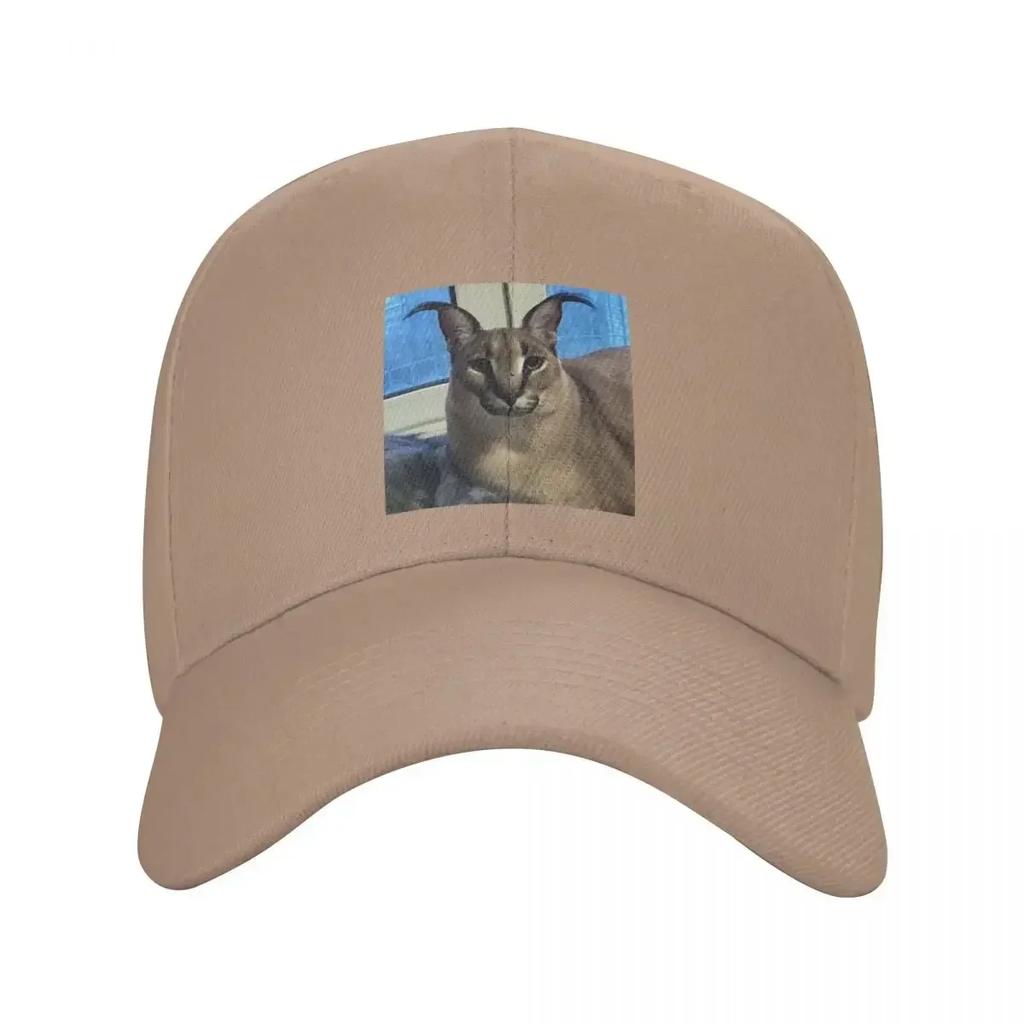 Punk Unisex Big Floppa Funny Meme Baseball Cap Adult Caracal Cat Adjustable Dad Hat Unisex Women Sports Snapback Hats