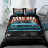 Initial D Comics Duvet Cover Set EU Single Double King US Twin Full Queen Size Bedclothes