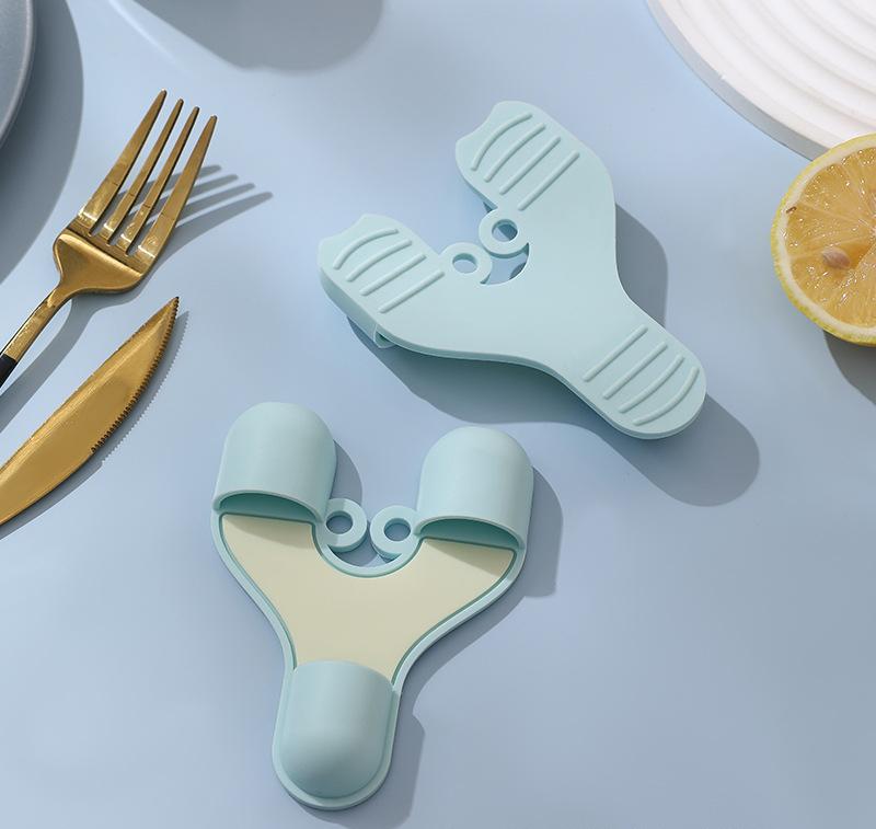 Husholdningssilikonklype Kreativt kjøkkenverktøy Anti-skåldingsklype Fjerner Multifunksjons tallerkenløfter Tallerken Sklisikker