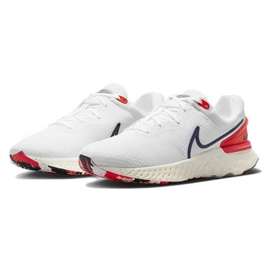 Nike React Miler 3 Low White Bright Crimson Obsidian - DD0490-103 EU 45