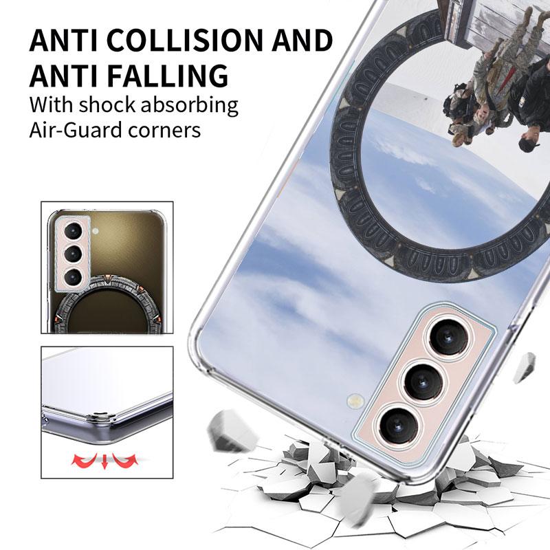 Stargate Atlantis Phone Case For Samsung Galaxy S25 Edge S24 S23 FE S21 S20 S10 Plus S22 S26 Ultra Cover Clear Cases TPU Capa Sh