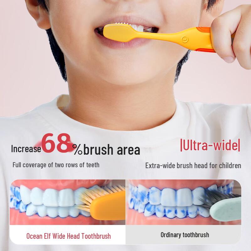 YANGJINGLING Kids Soft-Bristle Toothbrush