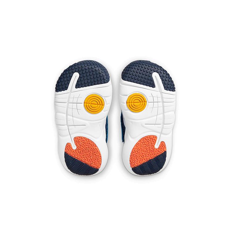 Nike Flex Advance Hook and loop Low top Running Shoes Blue Orange Infant And Toddler DB3539-400