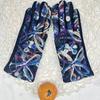 Ethnic Style Knitted Gloves Fashion Embroidery Outdoor Warm Retro Gloves Cycling Finger Gloves