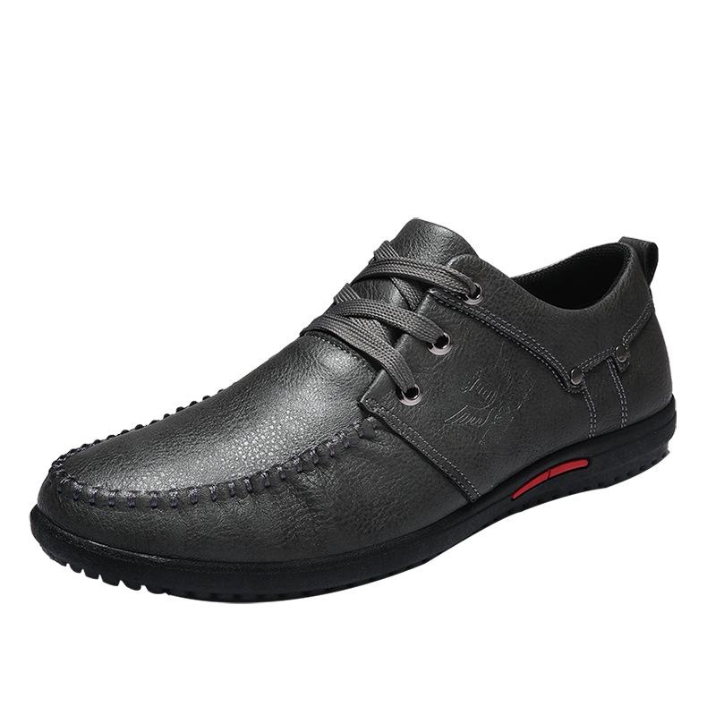 Mode 2019 Neueste Luxusmarke Leder Herren Freizeitschuhe Herren Slipper Mokassins Atmungsaktive Slipper Schwarz Fahrschuhe Lederschuhe