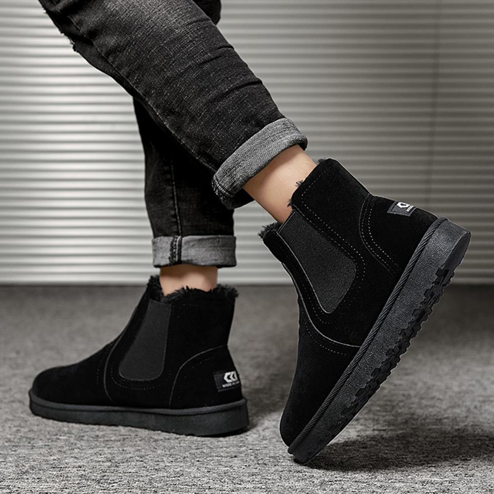Botas de hombre Zapatos de invierno Para hombres Botas de nieve impermeables  Antideslizantes Botas de invierno de pelaje grueso comprar a buen precio —  entrega gratuita, reseñas reales con fotos — Joom