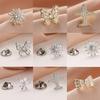 High-End Women's Anti-Exposure Brooch: Copper Zircon Lapel Pin & Corsage Decor