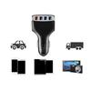 Universal USB Car Charger Adapter with 4 Standard USB Port for Vehicles Power Supply Adapter Support QC3.0