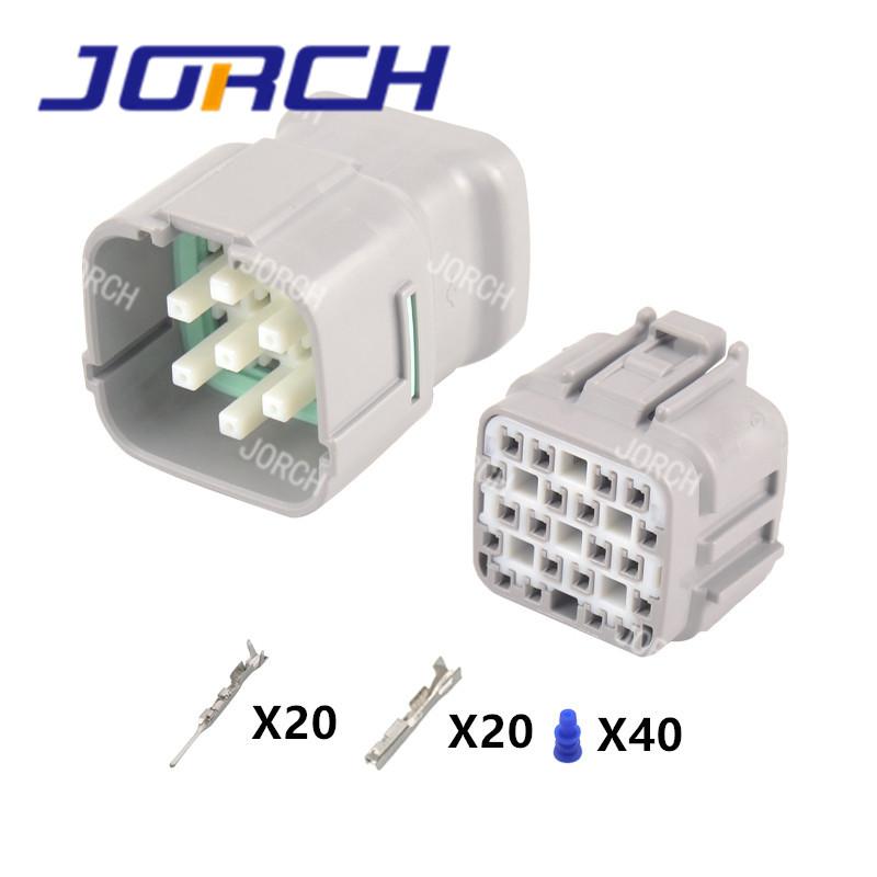6188-0494 6189-0714 20 Pin Auto Electrical Control Board Connector Excavator Hydraulic Pump DL 040 Series Plug