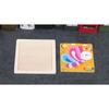4 Stück/Los 3D Holz-Puzzles für Kinder Kinderspielzeug Cartoon-Tier-/Verkehrspuzzles Baby Lernpuzzles GYH