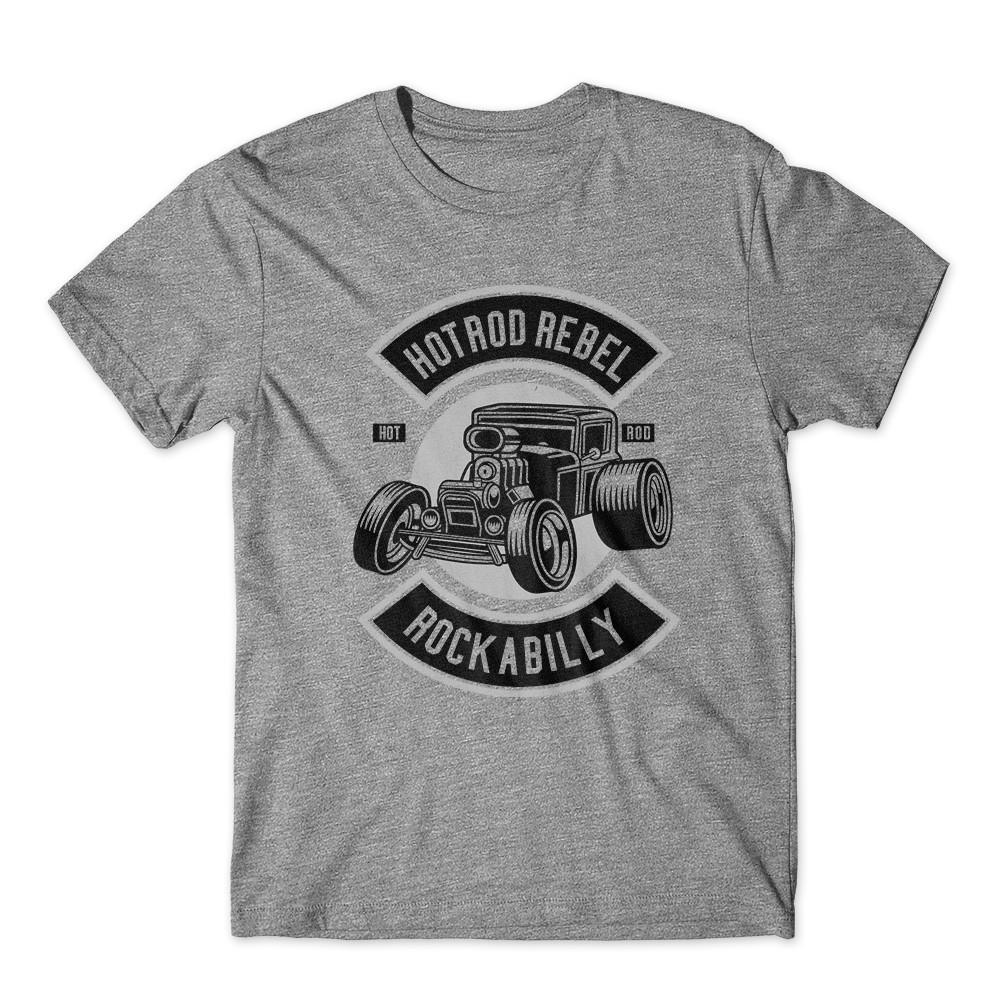 Hotrod Rebel T-Shirt 100% Cotton Premium Tee New S