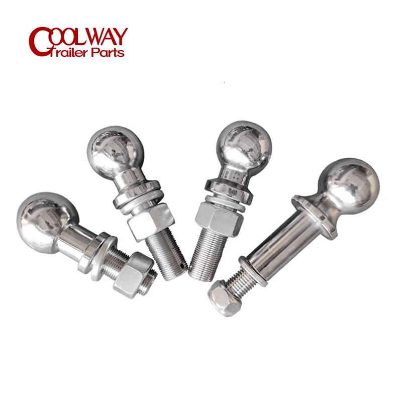 Special Lengthen Chrome Hitch Mount Tow Ball 50mm 2 INCH Shank Dia Coupling Trailer Parts RV Camper Caravan Accessories