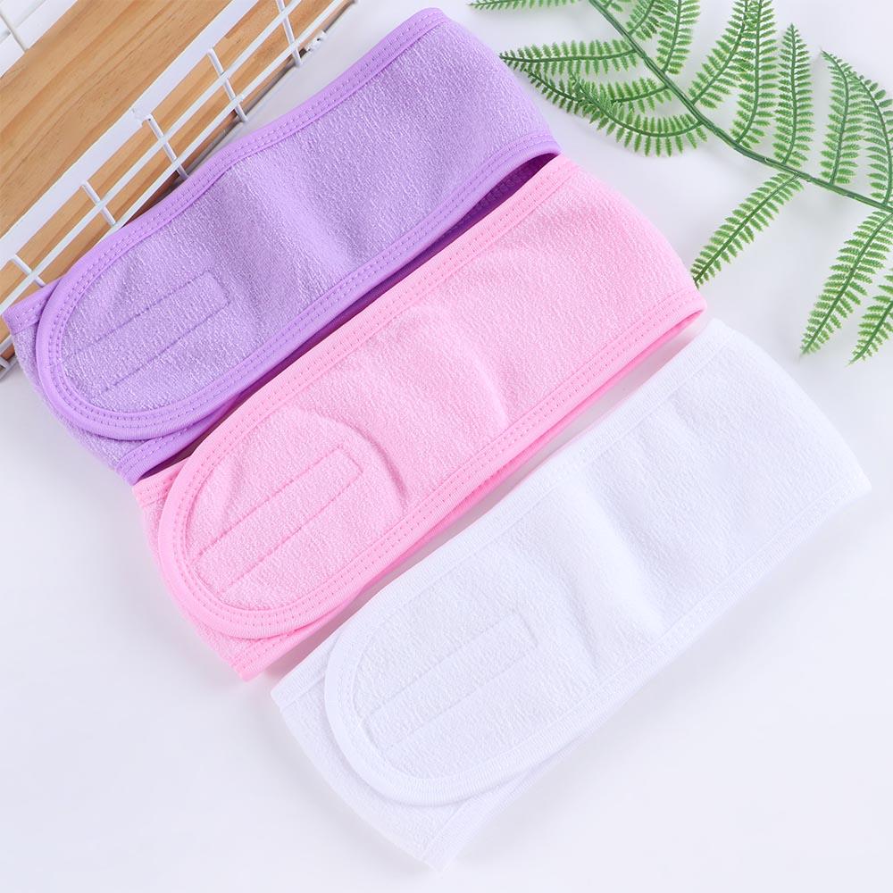 Fashion Wash Face Facial Adjustable Cosmetic Shower Tiara Turban Turban Head Band Makeup Hairband