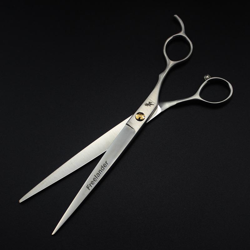 7.5 Inch Freelander Matte, Professional Pet Grooming, Flat Scissors, Micro-Serrated Flat, Anti-Skid