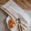 10PCS 30x45cm 100% Cotton Cloth Napkins Embroidered Tea Towel Versatile Handmade Washable for Dinner Wedding and Parties Decor