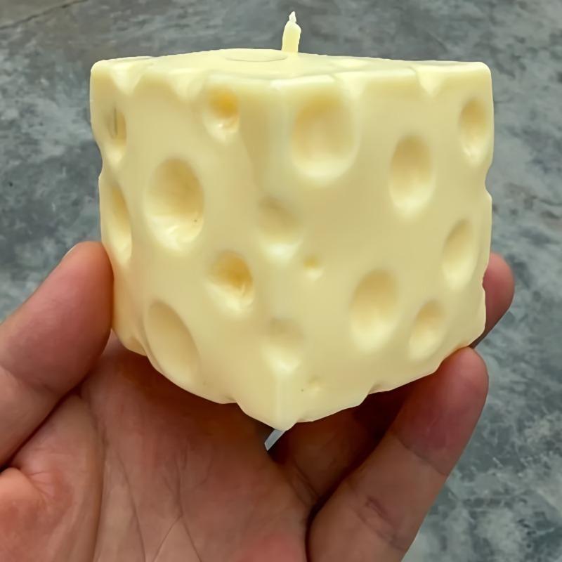 Moldable Squishy Cheese Cube Squeeze Toy Moldable Stress Ball Jumbo Cheese Non-Bounce Fidget Toy ASMR Sensory Anti-Stress Gift