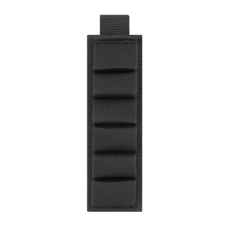 Tactical 6/9 Round Ammunition Bag 12/20GA Shotgun Portable Velcro Attachment Bag Circular Rifle Bullet Holder.