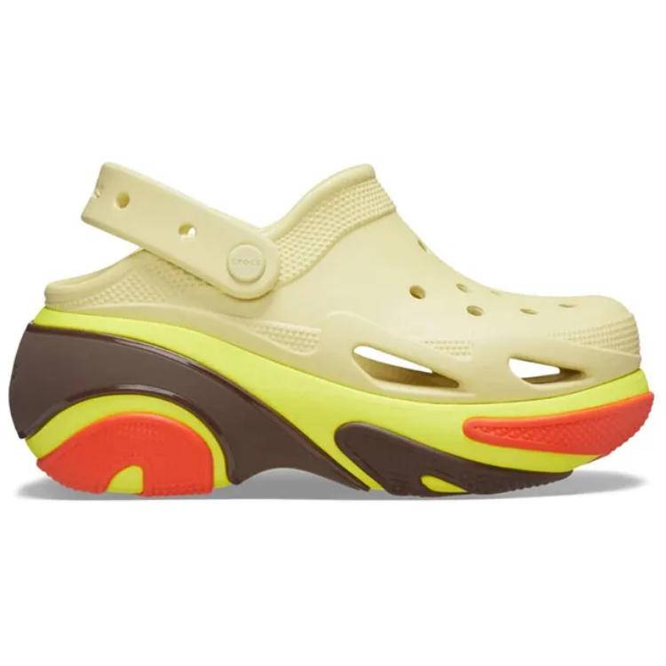 Crocs Bubble Crush Clog Sesam Unisex Sneaker Creme 210061-0HX