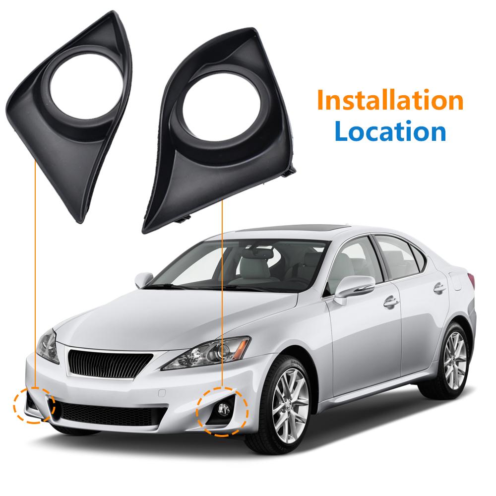 Front Bumper Fog Lamp Light Cover Frame Trim Lid Bezel For Lexus IS250 IS350 2011 2012 2013 8148153020 8148253020