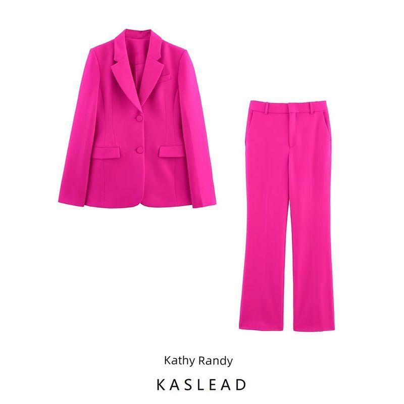 Kaslead New Women clothes Western Style Slim fit Blazers Casual Trousers 2676797 2660797