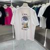 2025 New Highquality Casual Round Neck Shortsleeved Tshirt Summer New Printing Pattern Loose Unisexs and Womens Styles