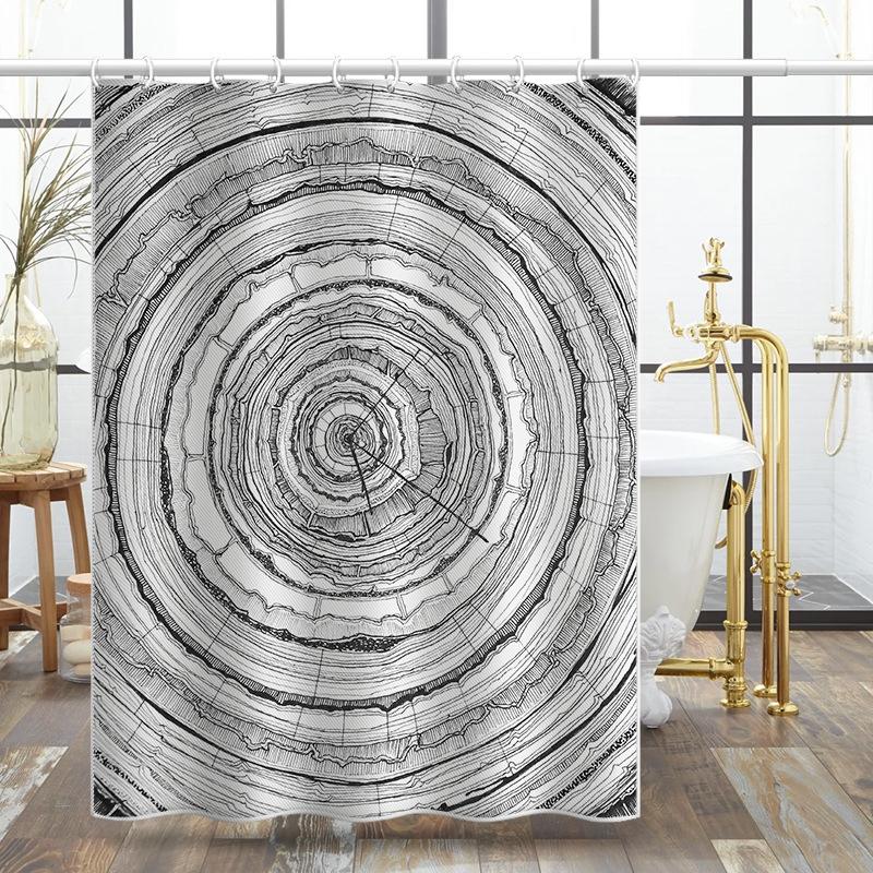 Koupelna zesílená vodotěsná záclona odolná proti plísním sprchový závěs Sprchový oddíl Závěs Sprchový závěs Koupelnový závěs Bez perforace