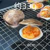 Simulated Oyster Fans Scallop Fake Food Seafood Model Barbecue Props Food Showcase Kids Toy Home Decoration