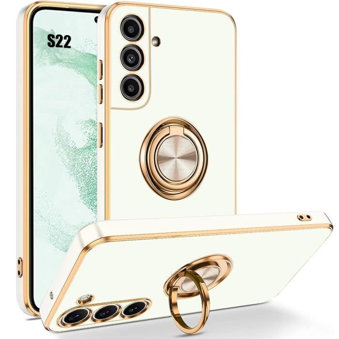 Schutzhülle - BOOLING - für Samsung Galaxy S22 - Flexibel - Weiß - Slim