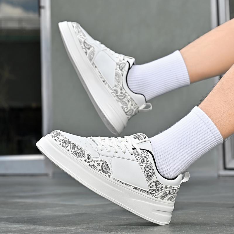 Men’s Casual Skateboarding Shoes Running Shoes Jogging Sneakers Lightweight Students Basketball Shoes Plus Size