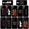 Phone Case for iPhone 17 16 15 Plus XR 16E Huawei P30 P20 Lite Redmi Note 14 12 11 13 Pro Max OPPO A60 A80 A40 A18 A38 Bushido Samurai Yin Yang Cover