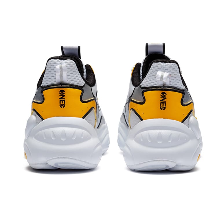 361 Cushioning Low top Chunky Sneakers Women's White Yellow 682026768-1