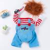 Cross-border Funny Knife-Wielding Transformation Halloween Pet Clothing for Dogs Polyester Europe America Style Autumn Outfit