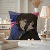 Anime EExperiments LLain Cushion Cover Antidustmite Pillowcase Invisible zipper silky short plush Sofa cushion cover