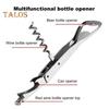 Stainless Steel Bottle Opener for Weak Hands Durable Manual Lid Gripper Opener And Can Opener Tool Multifunctional Jar Opener for Seniors with