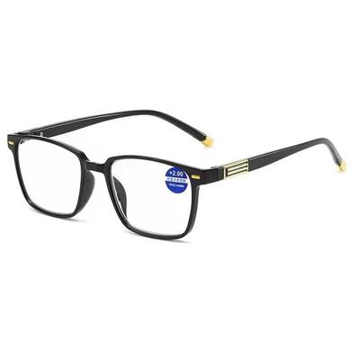 Classic Square Frame Anti Blue Light Reading Glasses Rectangular Office Presbyopia Eyeglasses Men Women Anti Fatigue Eyewear