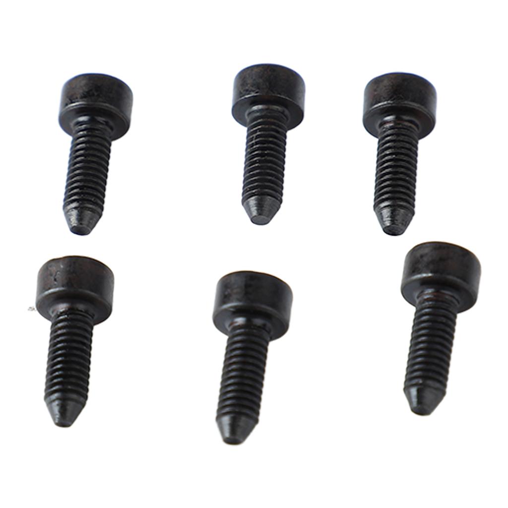 6PCS Guitar Hex Head Screws Double Tremolo Bridge Saddle String Locking Screw with Taper Tip