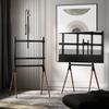 Luxury Floor TV Stand Wood Large Size Home TV Holder Metal Removable Living Room Decoration 42-75 Inches Magazine Rack Gift