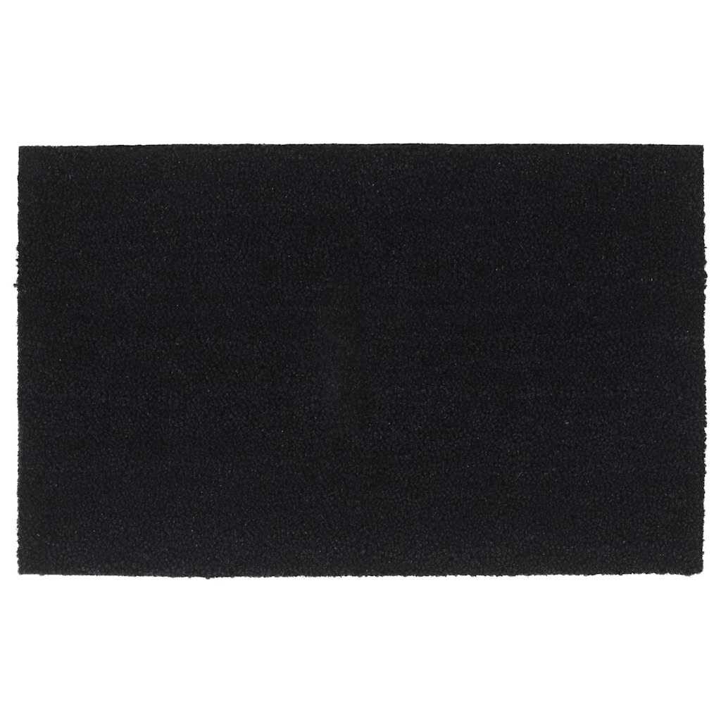 Vidaxl Wycieraczka, Czarna, 50X80 Cm, Włókno Kokosowe, Tuftowana