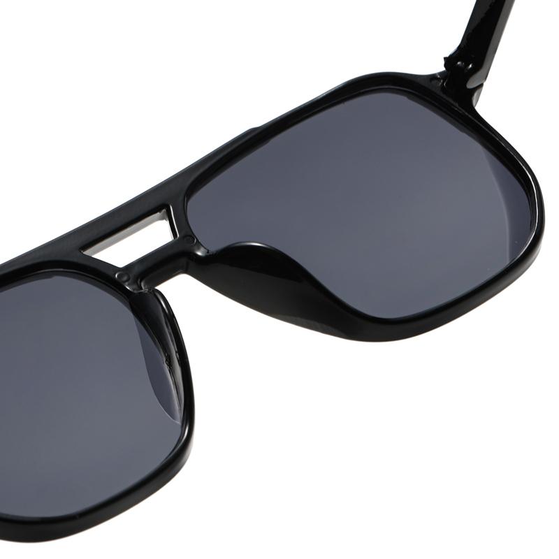 Fashion Rice Nail Double Beam Men's Sunglasses European and American Pilot Sunglasses Der Riding Driving Sunglasses