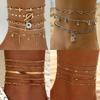 Jewelry Cross Simple Chain Foot Decoration, Eye Pendant Multi-layer Stacked Anklet Wholesale