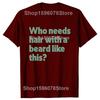 Funny Beard Periodic Table Bearded Man Vintage T Shirts Summer Cotton Streetwear Short Sleeve Birthday Gifts Tshirt Men