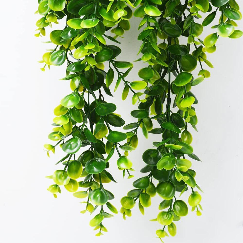 Artificial Persian Grass Vine Hanging Plants Fake Fern Greenery Garland for Wall Decor Indoor Outdoor UV Resistant Home Office