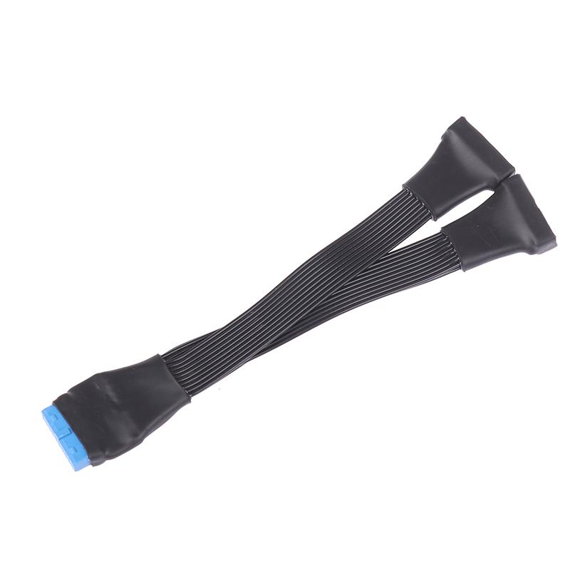 Usb 3.0 19kolíkový/20kolíkový vnitřní prodlužovací kabel 1 až 2 prodlužovací rozbočovací kabel Vlastní prodlužovač pro základní desku