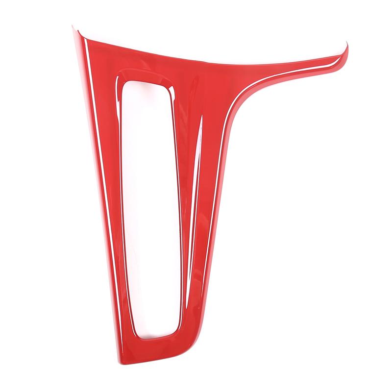 For Cadillac Escalade - ABS carbon fiber car central control gear panel frame cover sticker car interior accessories